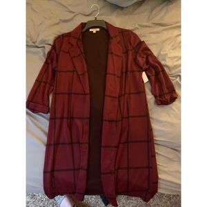 Charlotte Russe Striped Lightweight Blazer